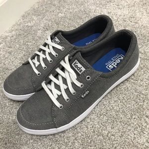 | Keds | Grey Chambray Sneakers NWT 6.5